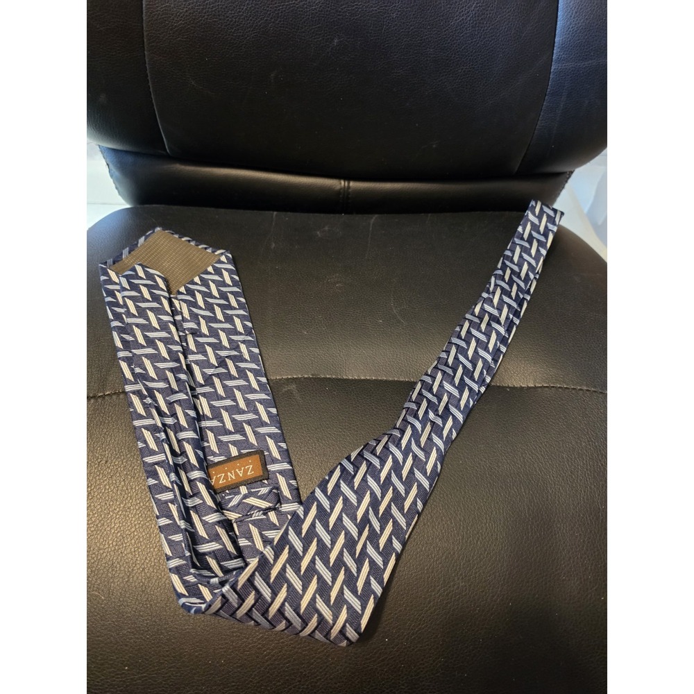 Zanzara Necktie Blue And Gray